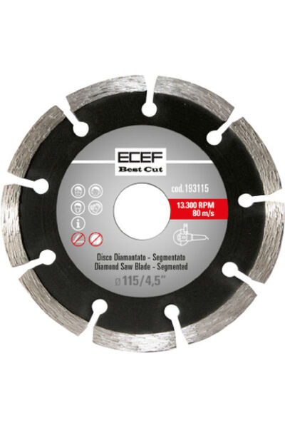 Other ECEF Δίσκος Κοπής Υλικά Κατασκευών Διάμετρος Οπής 230mm 1 τεμάχιο