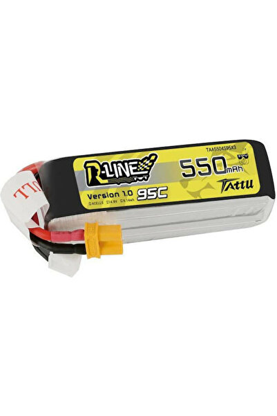 TATTU Μπαταρία Li-Po R-Line 14.8V 550mAh 95C 4S XT30 για Drone Κωδικός: TAA55...