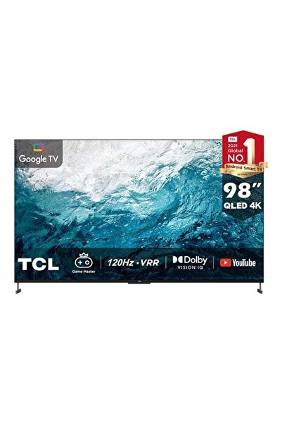 TCL 98-Inch 4K QLED Google TV with Dolby Vision IQ, 144Hz VRR, Game Master, F...