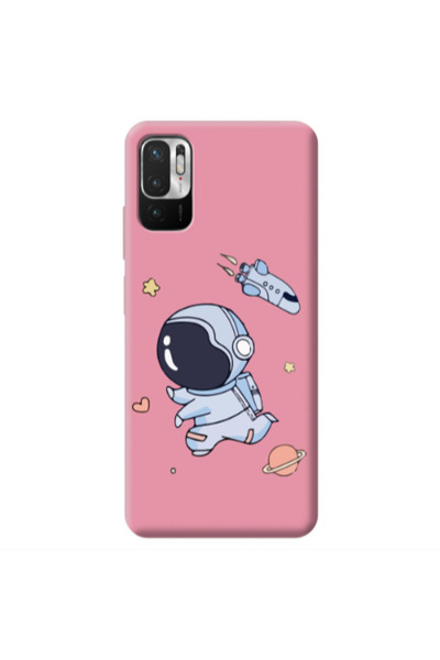 Other Xiaomi Redmi Note 10 Pro 5G Aduket Pink Colored Silicone TPU Θήκη