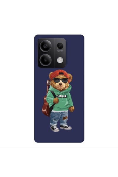 Other Xiaomi Redmi Note 13Pro 5G Summer Tedy Dark blue Colored Silicone TPU Θήκη
