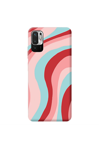 Other Xiaomi Redmi Note 10 Pro 5G Colored lines Red Colored Silicone TPU Θήκη