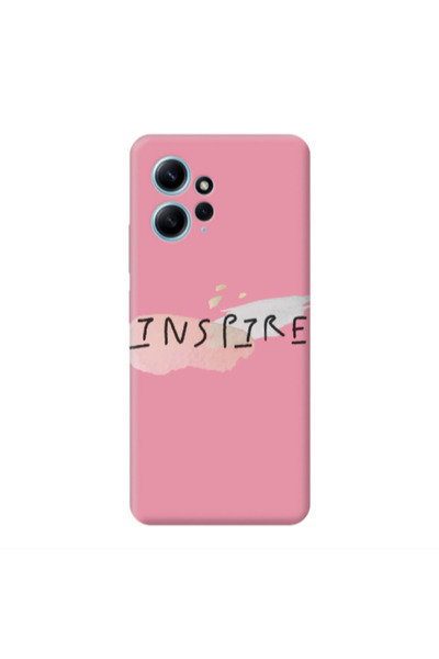 Other Xiaomi Redmi Note 12 4G Inspire Pink Colored Silicone TPU Θήκη