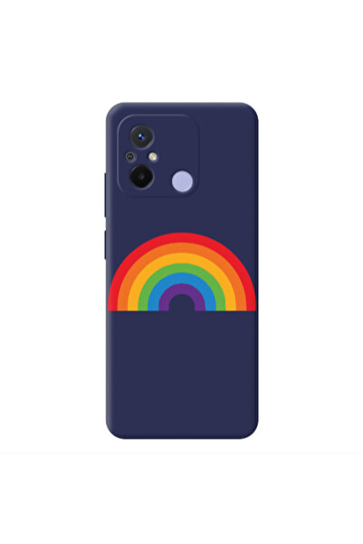 Other Xiaomi Redmi 12C Rainbow Mini Dark blue Colored Silicone TPU Θήκη