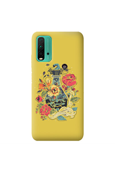 Other Xiaomi Poco M3 Magic vase Yellow Colored Silicone TPU Θήκη
