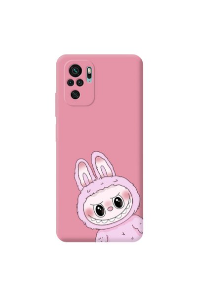 Other Xiaomi Redmi Note 10S Labubu 6 Pink Colored Silicone TPU Θήκη