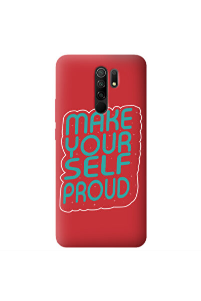 Other Xiaomi Redmi 9 Make Your Self Proud Red Colored Silicone TPU Θήκη