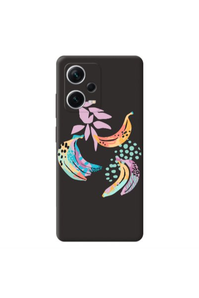 Other Xiaomi Poco X5 Banana Black Colored Silicone TPU Θήκη