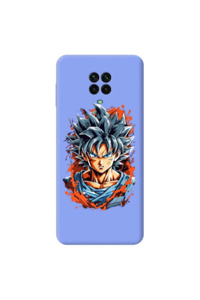 Other Xiaomi Redmi Note 9 Pro Anime Goku Light Purple Colored Silicone TPU Θήκη