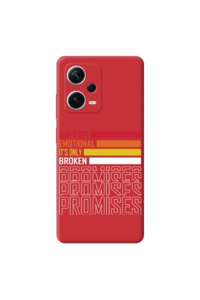 Other Xiaomi Poco X5 Dont Get Emotional Red Colored Silicone TPU Θήκη