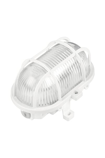 OEM Lampă ovală albă 60W cu grilaj de protecție din plastic, protecție la umi...