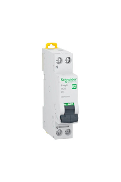 OEM Întreruptor automat Schneider Easy9 1P+N 6A 4,5kA, curbă B