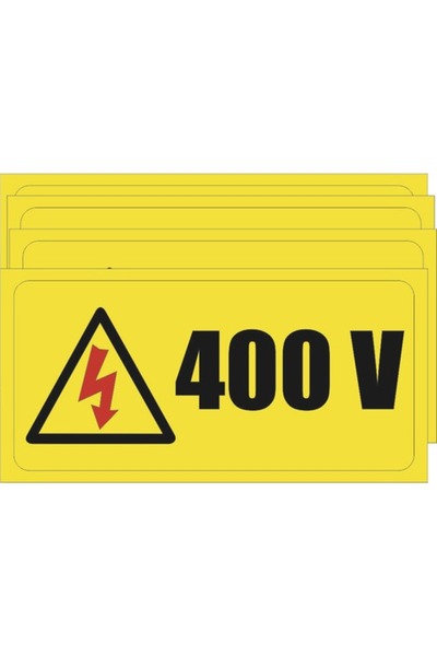 OEM Indicatoare avertizare „Tensiune 400V”, pentru curent electric trifazic 3...