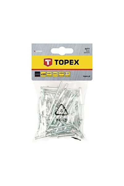 OEM Pop-nituri Topex Ø4x13 mm aluminiu/oțel, pachet 50 bucăți