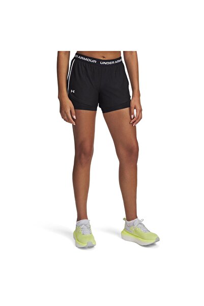 Under Armour 1389895-001 Tech Play 2in1 Black Women's Shorts