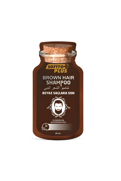 soffto plus SOFTTO+ ΚΑΦΕ ΧΡΩΜΟΣΑΜΠΟΥΑΝ ΣΕ ΦΑΚΕΛΑΚΙ 25 ML