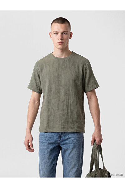 LC Waikiki Peak New Season Loose Fit Crew Neck Men's T-Shirt