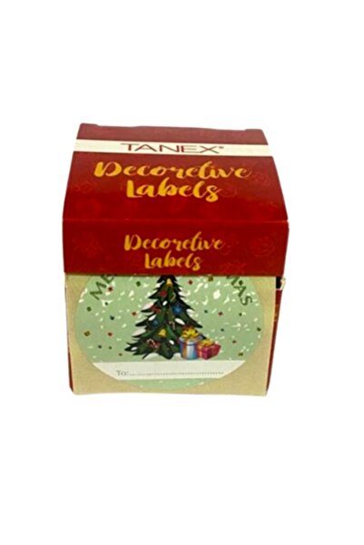 Tanex Christmas Gift Box Label 24 Pieces Cgs-809 - 3 Pieces