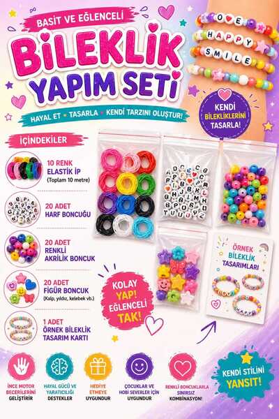 Akkaymak Mega Creator Box - Charm Bileklik Yapım Seti
