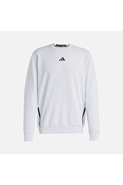 adidas AEROREADY Designed for Gym & Training Crew Erkek Sweatshirt
