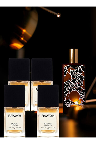 RAWAYH 4 قطع عطر جلدي 50 مل