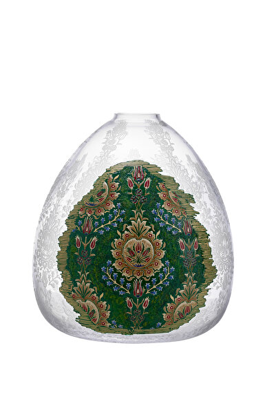 Paşabahçe Hyacinth Woven Vase, Stylish Decorative Vase