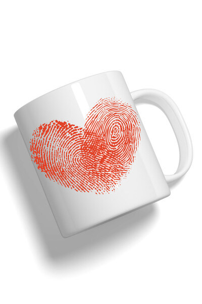 Generic Fashion World Mug Printed with High-quality heart