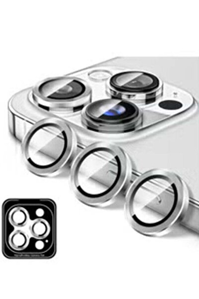 ELTRAZONE Silver Tempered Glass Camera Lens Protector for iPhone 16 Pro/Pro M...