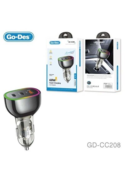ELTRAZONE GD-CC208 Ultra-Fast 68W Car Charger – High-Speed Charging for Your ...