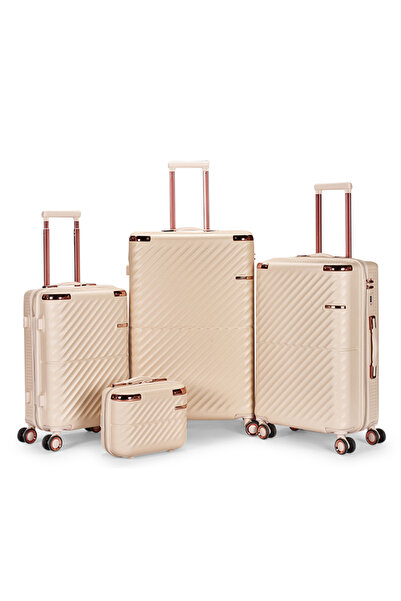 LİMRA Luxury 4-Piece Trolley Luggage Set with Modern Design and Durable Mater...