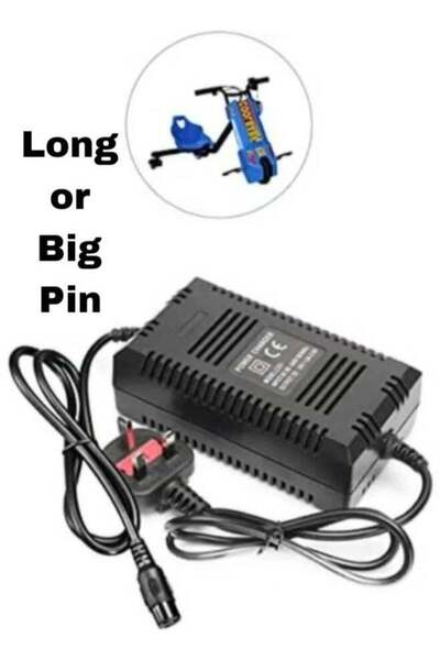 ELTRAZONE Power Charger for Electric Scooter 24V Three Port Inline Female Con...