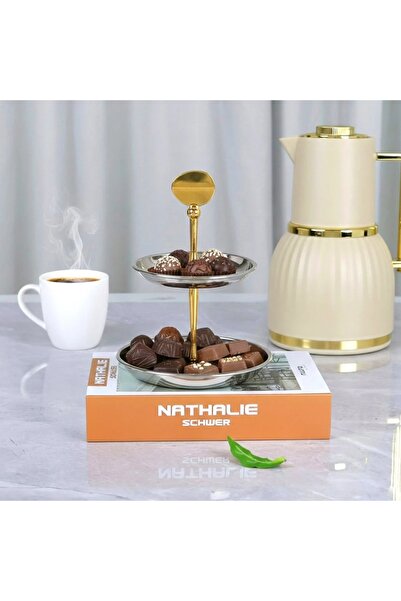Al Hadaya Mall Classic Design Stainless Steel Chail Halal Doreen - Gold Nicke...