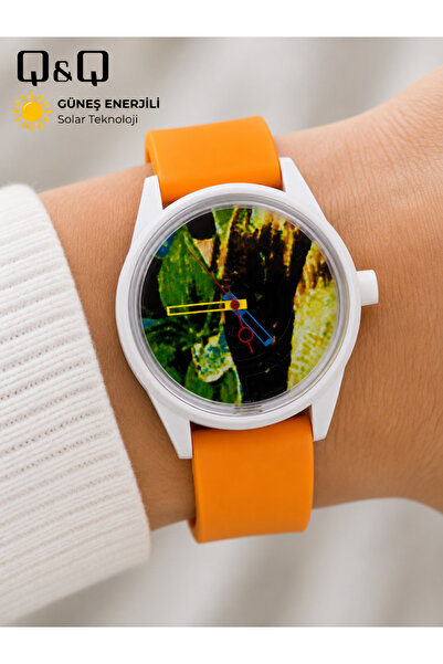 Q&Q Deniz, Havuz Su Geçirmez Güneş Enerjili 42 mm Büyük Kasa Unisex Kol Saati...