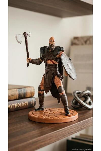CRAFTEL Kratos God of War Koleksiyonluk El Boyaması PLA Figür 15 cm