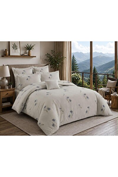 Casa Pucioasa Lenjerie de Pat Premium din Bumbac Finet – Eleganță Florală Cla...