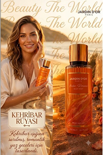 JARDIN D'OR Paris Amber Romance Body Mist 250ml - Kehribar Rüyası Serisi