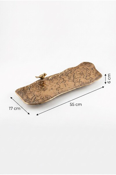 PANALI Decorative Metal Tray Medium