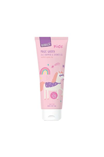 Biobaza Șampon și gel de duș Magic Garden pentru copii, Biobaza, 250 ml