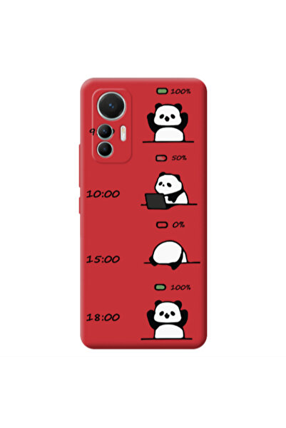 Other Xiaomi Mi 12 Lite My situation at work Red Colored Silicone TPU Θήκη