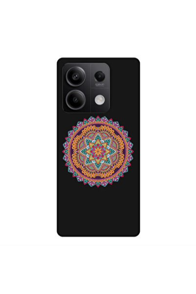 Other Xiaomi Redmi Note 13 5G Mandala D102 Black Colored Silicone TPU Θήκη
