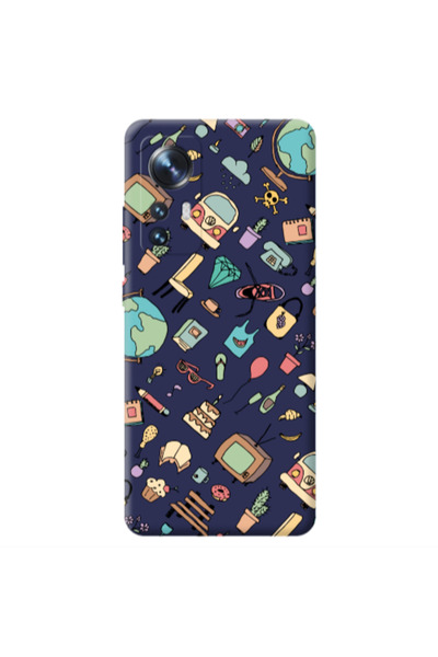 Other Xiaomi Mi 12 Mixed up Dark blue Colored Silicone TPU Θήκη