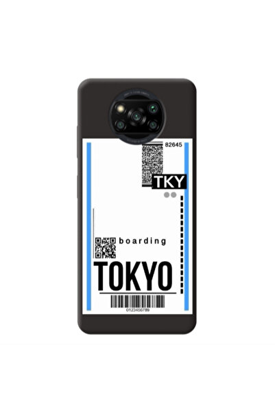 Other Xiaomi Poco X3 /X3 Pro Tokyo Boarding Black Colored Silicone TPU Θήκη