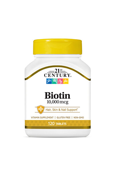 21st Century Biotină 10.000 mcg, 120 Comprimate