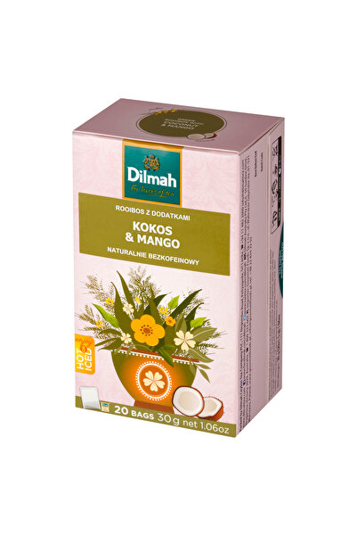 Dilmah Ceai Dilmah, cocos si mango, set 20 plicuri, 30 g