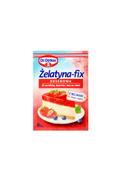 Dr. Oetker Zelatina-fix 60g pentru deserturi, ideala pentru prajituri si crem...