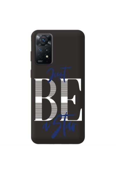 Other Xiaomi Redmi Note 11 4G Just Be a Star Black Colored Silicone TPU Θήκη