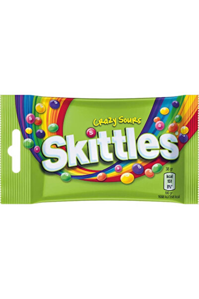 Skittles Bomboane Gumate cu Aroma de Fructe Acrisoare SKITTLES, 38 g