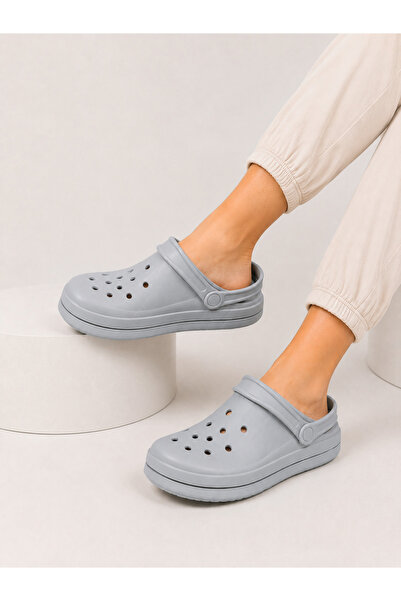 DİAMOND OUTLET Unisex Perforated Slippers Comfortable Lightweight Sole Summer...