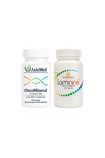 AxioMed Pachet Laminine + OncoMineral, 2 suplimente alimentare