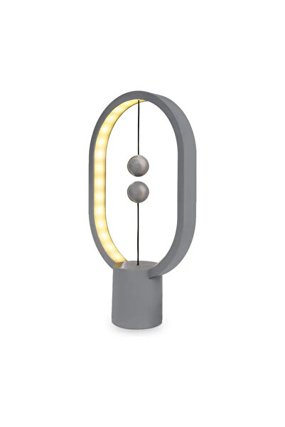Allocacoc Lampă LED cu levitație magnetică, Allocacoc, Mini Ellipse Heng, gri